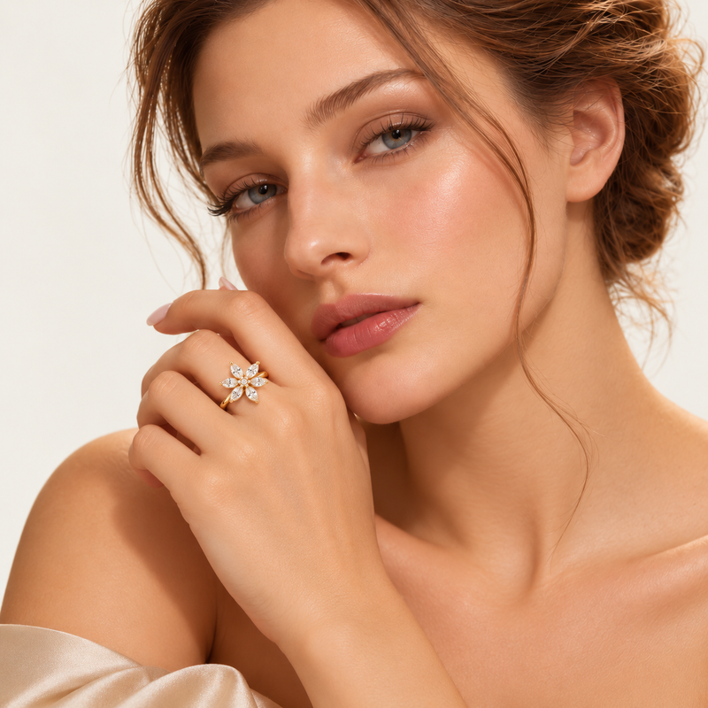 Floral Starburst Ring